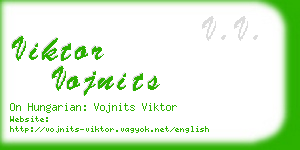 viktor vojnits business card